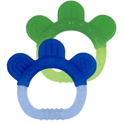 Teethers|Pacifiers + Clips-Green Sprouts Silicone Everyday Teethers (2 Pack)