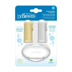 Oral Care-Dr. Brown's Silicone Finger Toothbrush (2 Pack)