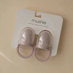 Baby Food Feeders|Baby Food Prep + Storage-Mushie Silicone Fresh Food Feeder (2 Pack)