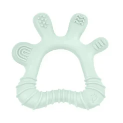 Teethers|Pacifiers + Clips-Green Sprouts Silicone Front & Side Teether Light Sage