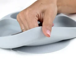 Kids Plates + Bowls|Grip + Suction Dishes-Bumkins Silicone Grip Dish