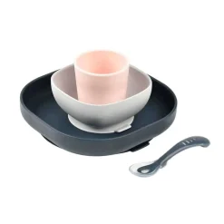 Grip + Suction Dishes|Feeding Sets-Beaba Silicone Meal Set