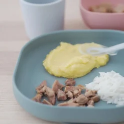 Grip + Suction Dishes|Feeding Sets-Beaba Silicone Meal Set
