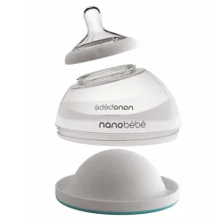 Nipples + Bottle Accessories-Nanobebe Silicone Nipples (2 Pack)