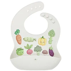 Bibs + Burps-Glitter & Spice Silicone Printed Food Bib