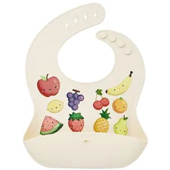 Bibs + Burps-Glitter & Spice Silicone Printed Food Bib