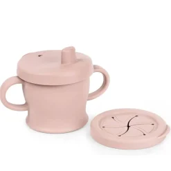 Sippy Cups + Straw Cups-Haakaa USA Silicone Sip N Snack Cup