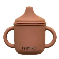 Kids Drinkware|Sippy Cups + Straw Cups-Minika Silicone Sippy Cup