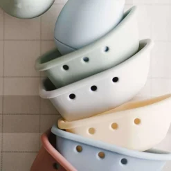 Stack + Nest Toys|Bath Toys-Nouka Silicone Stacking Boats