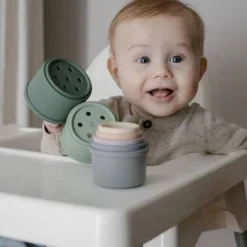 Stack + Nest Toys-Nouka Silicone Stacking Cups