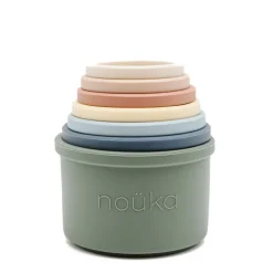 Stack + Nest Toys-Nouka Silicone Stacking Cups