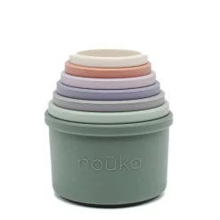 Stack + Nest Toys-Nouka Silicone Stacking Cups