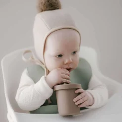 Sippy Cups + Straw Cups-Nouka Silicone Straw Cup