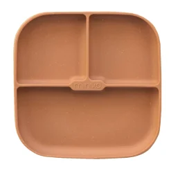 Kids Plates + Bowls|Grip + Suction Dishes-Minika Silicone Suction Plate