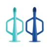 Oral Care-Tiny Twinkle Silicone Training Toothbrush (2 Pack)