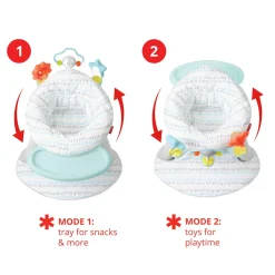 Floor Seats-Skip Hop Silver Lining Cloud 2-in-1 Activity Floor Seat