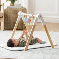 Activity Gyms-Skip Hop Silver Lining Cloud Wooden Activity Gym