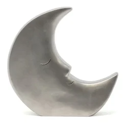 Decorative Objects-Child To Cherish Silver Moon Bank