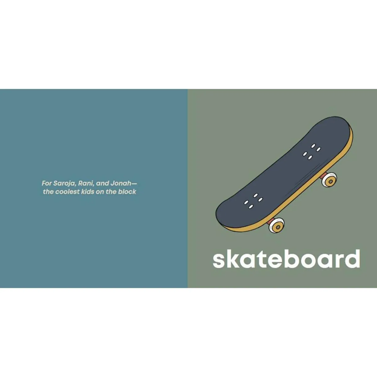 Board Books-Left Hand Book House Skater Baby