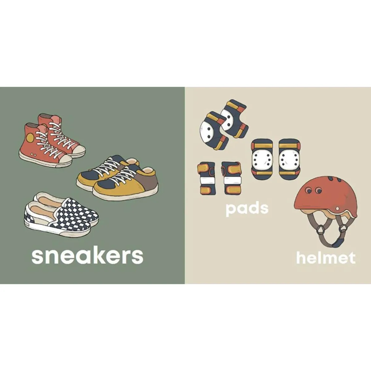 Board Books-Left Hand Book House Skater Baby