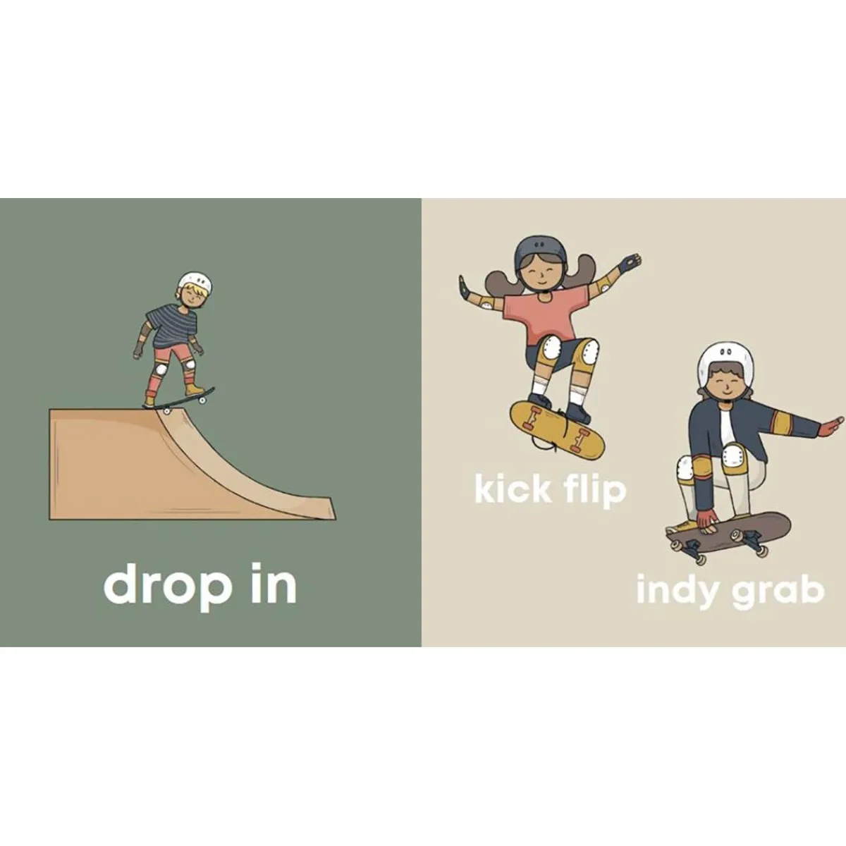 Board Books-Left Hand Book House Skater Baby
