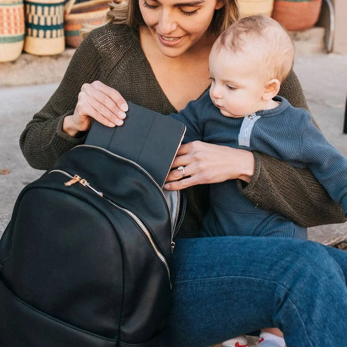 Diaper Bags-Little Unicorn Skyline Backpack