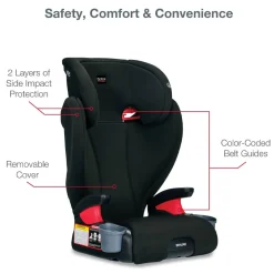 Car Seat Bases|High-Back Booster Seats-Britax Skyline Booster Seat Dusk