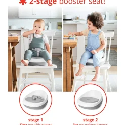 High Chairs & Boosters|Highchairs + Boosters-Skip Hop Sleek Seat Décor Booster