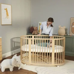 Oval Crib Bedding|Bassinet Sheets-Stokke Sleepi™ Fitted Sheet V3