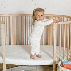 Oval Crib Bedding|Bassinet Sheets-Pehr Sleepi™ Fitted Sheet V3