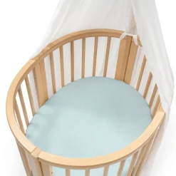 Oval Crib Bedding|Mini Crib Bedding-Stokke Sleepi™ Mini Fitted Sheet