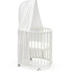 Oval Crib Bedding|Mini Crib Bedding-Stokke Sleepi™ Mini Mattress White