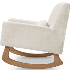 Rocking Chairs-Nursery Works Sleepytime Rocker (Ivory Boucle) Light
