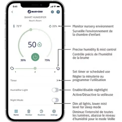 Humidifers-Maxi-Cosi Smart Humidifier