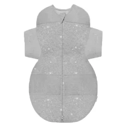 Sleep Sacks + Wraps-Happiest Baby SNOO Sack (Stars) Grey Melange