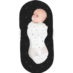 Oval Crib Bedding|Bassinet Sheets-Happiest Baby SNOO Smart Sleeper Fitted Sheet (Galaxy)