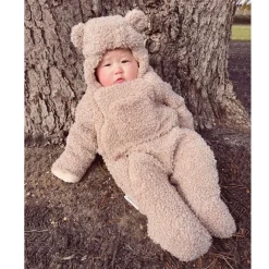 Snowsuits-7AM Enfant Snowsuit Bebe (Teddy) Oatmeal