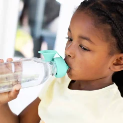 Sippy Cups + Straw Cups|Nipples + Bottle Accessories-Boon Inc. Snug Bottle Topper with Cases (2 Pack)