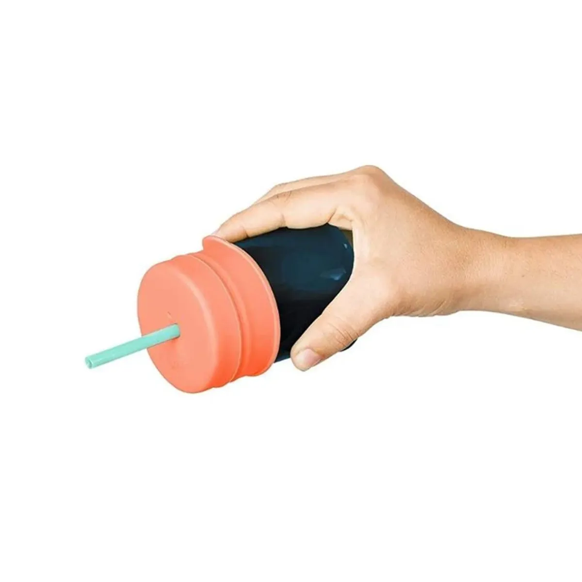 Kids Drinkware|Baby Food Feeders-Boon Inc. Snug Straw with Cup