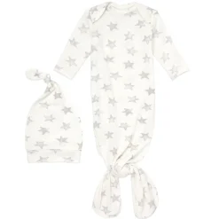 Layette Sets|Nightgowns-aden + anais Snuggle Knit Gown + Hat Set