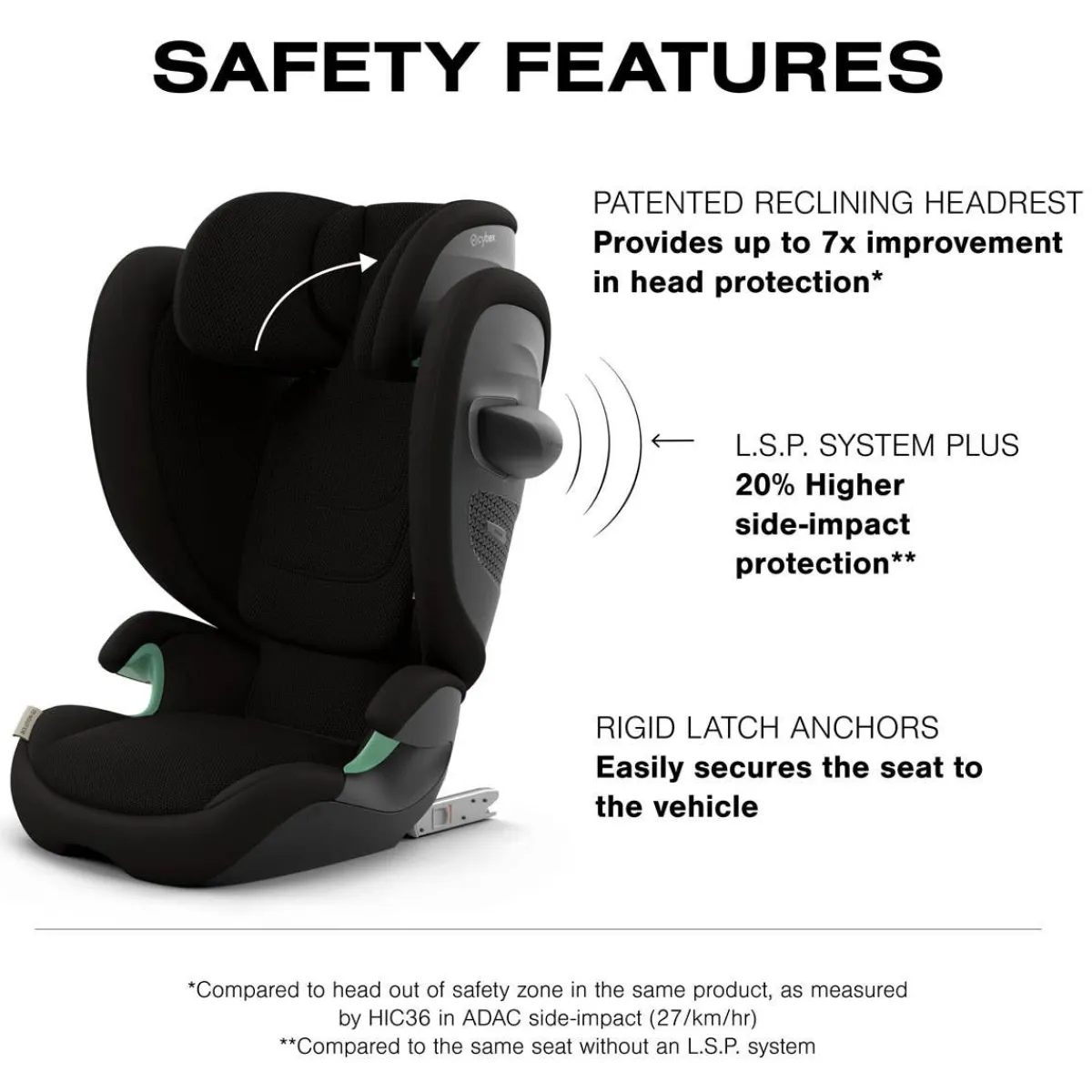 Car Seat Bases|High-Back Booster Seats-Cybex Solution G2 Car Seat