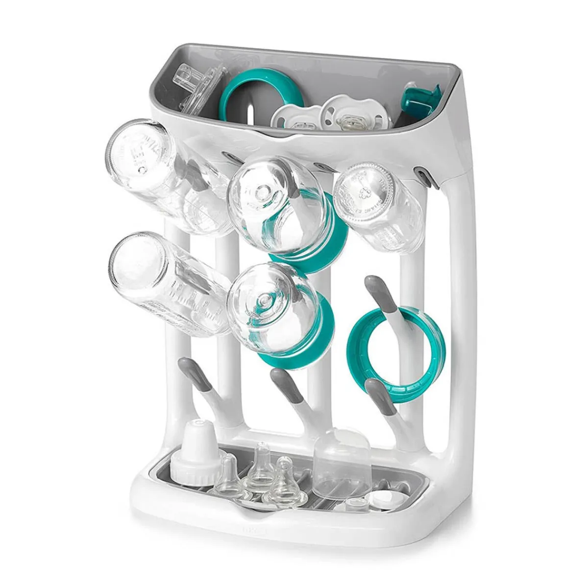 Bottle Brushes + Drying Racks-Oxo Tot Space Saving Drying Rack