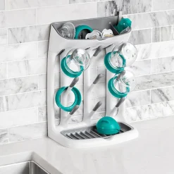 Bottle Brushes + Drying Racks-Oxo Tot Space Saving Drying Rack