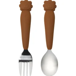 Kids Utensils|Toddler Training Utensils-LouLou Lollipop Spoon & Fork Set