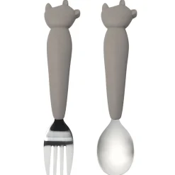 Kids Utensils|Toddler Training Utensils-LouLou Lollipop Spoon & Fork Set