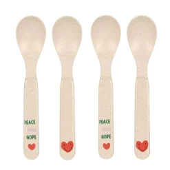Kids Utensils|Toddler Training Utensils-Lassig Spoon Set (4 Pack)