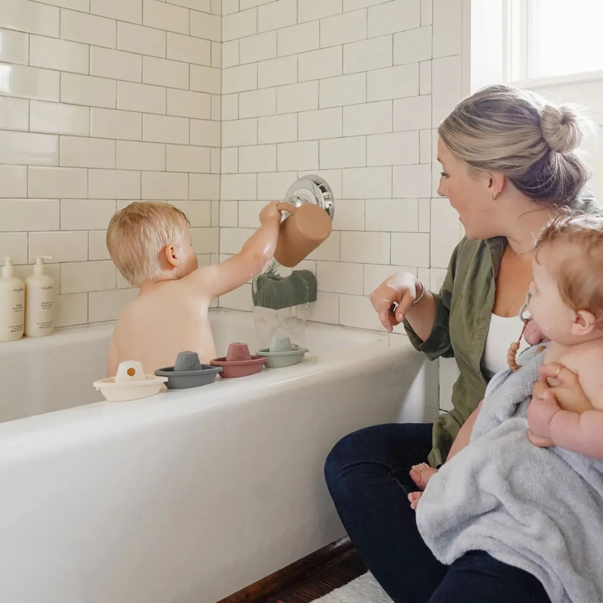 Drain + Faucet Covers-Mushie Spout Cover
