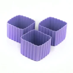 Kids Bento Boxes|Feeding Sets-MontiiCo Square Bento Cups (3 Pack)