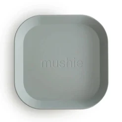 Kids Plates + Bowls-Mushie Square Dinnerware Plates (2 Pack)
