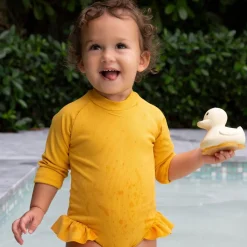 Bath Toys-Hevea Squeeze 'N' Splash Bath Toy (Rubberduck) Sand
